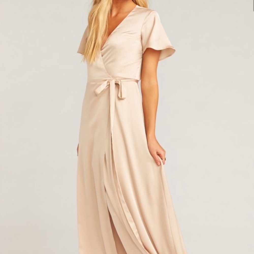 Show Me Your Mumu wrap silk dress NWT